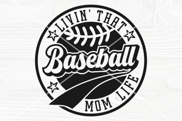 Baseball Mom Life SVG: Graphics for Crafts