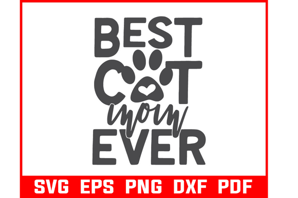 Cat Mom SVG Bundle: Top Graphics for Crafts
