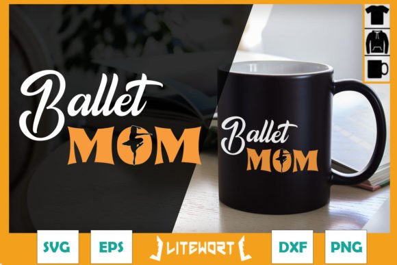 Fitted Dance Mom Ballet SVG for Crafts and Graphics