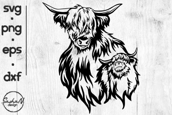 Highland Cow Mom & Baby: A Designer's Review