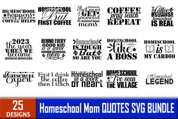 Homeschool Mom Quotes SVG Bundle: A Designer's Review