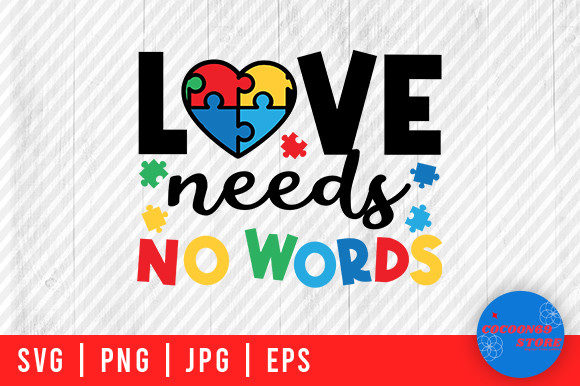 Love Needs No Words: A Graphic Asset for Crafts
